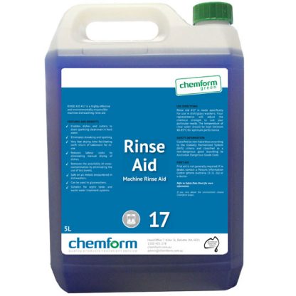 Rinse Aid for dishwashing machines