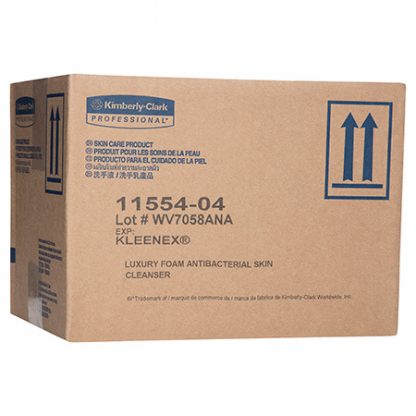 11554 Kleenex® Luxury Foam Antibacterial Skin Cleanser - Carton