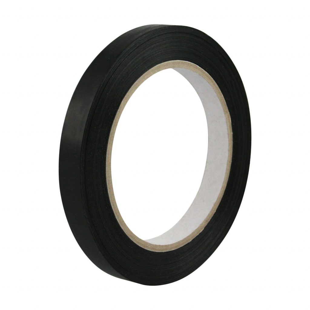 Strapping Tape Black 12mm x 66m PERTH MEGAPLAS