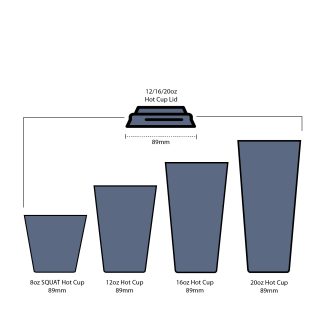 Compostable Double Wall Hot Paper Cup 16oz Coffee Origins Matte Series ...