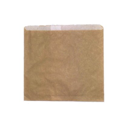 160 x 140 mm Brown Grease Proof Lined Paper Bag