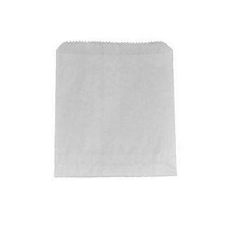 160 x 140 mm White Grease Proof Lined Paper Bag