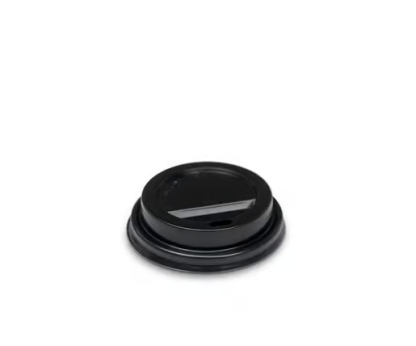 BLACK 4oz PS HOT CUP LID