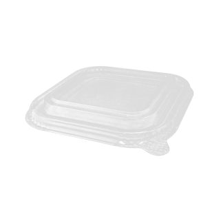 Kraft Container Square Lid PET