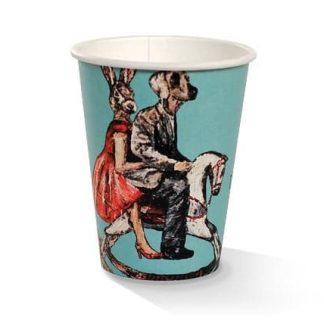 12oz PLA Coated Single Wall Cup/Art Print 90mm