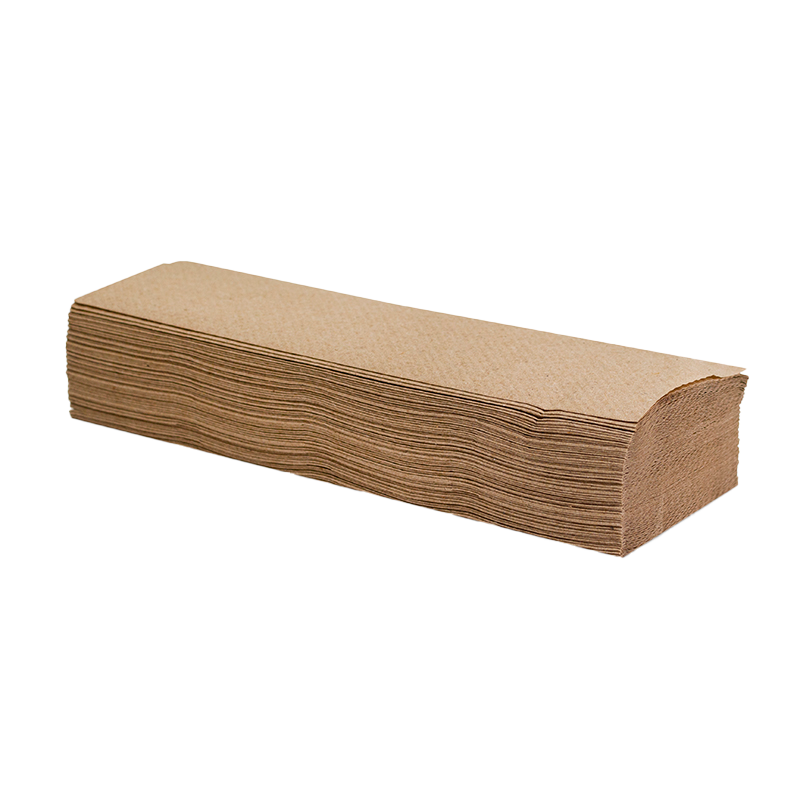 PR18076BI6225_HTP_FFSFTK_FSC_Recycled_Slimline_Fold_Kraft_Towel_SZ4 Recycled Slimline Fold Kraft Towel