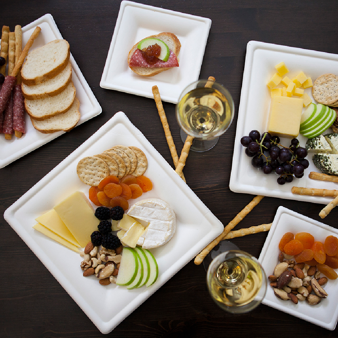 Sugarcane Square Plates Range