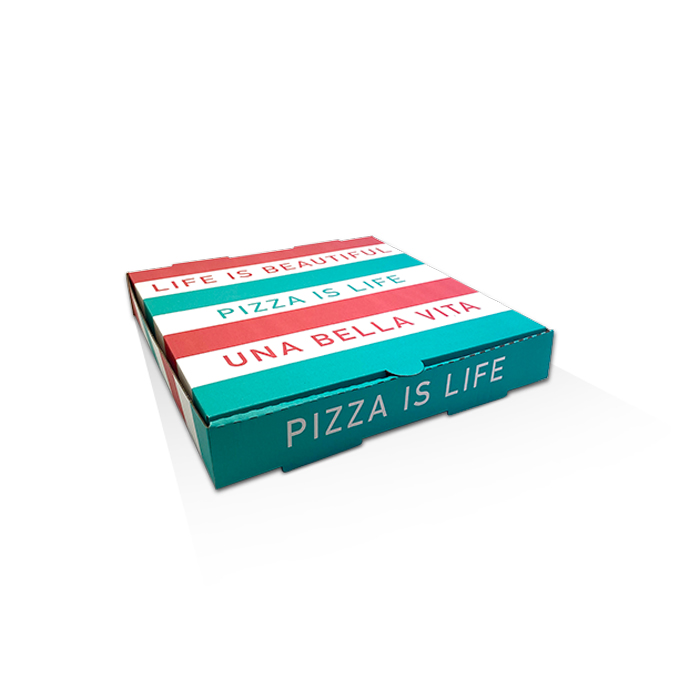 PBWP10 Pizza Box White Printed 10 Inch
